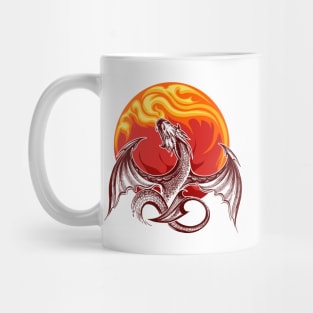 Fire-breathing Dragon Emblem Mug